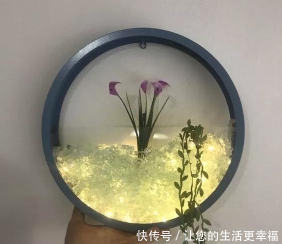 这些旧物都可以挂墙上养花,比挂画还好看呢,5种变废为宝创意!