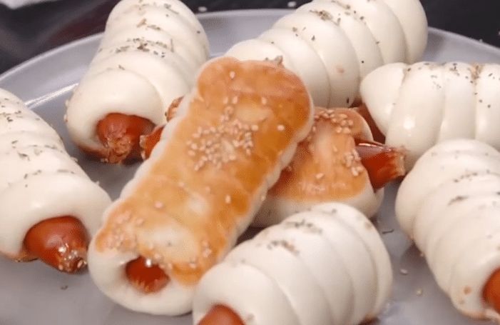 小脆肠|喷香酥脆的热狗卷面包,简单好吃,营养美味,孩子爱吃的家中早点