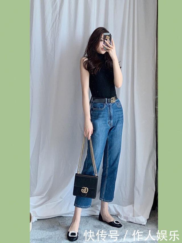 基本款气质风穿搭,剪裁简单的日常通勤风~