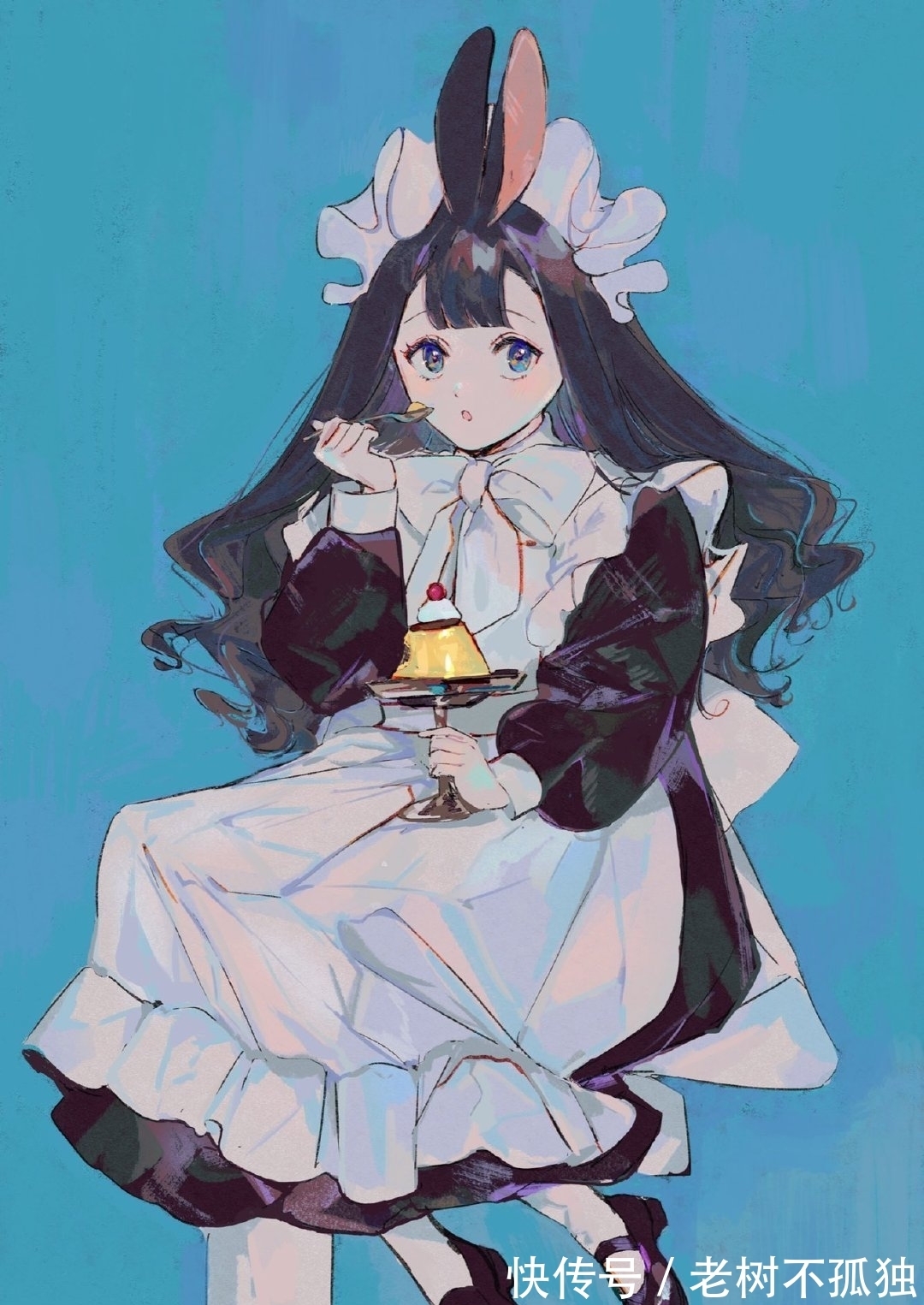 人物插画|唯美的萝莉人物角色手绘,线条随意却很轻快