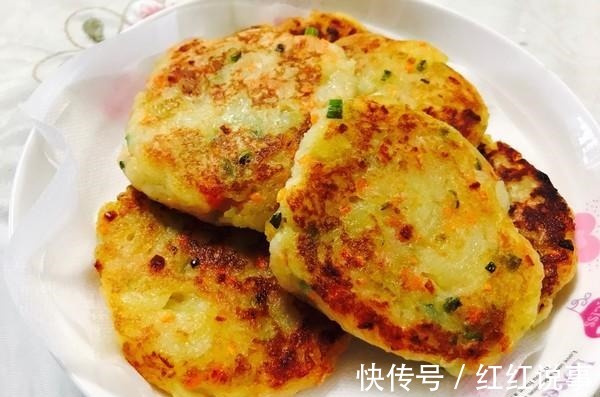 早餐别吃油条了，教你用土豆做早餐饼，外酥里软，健康营养！