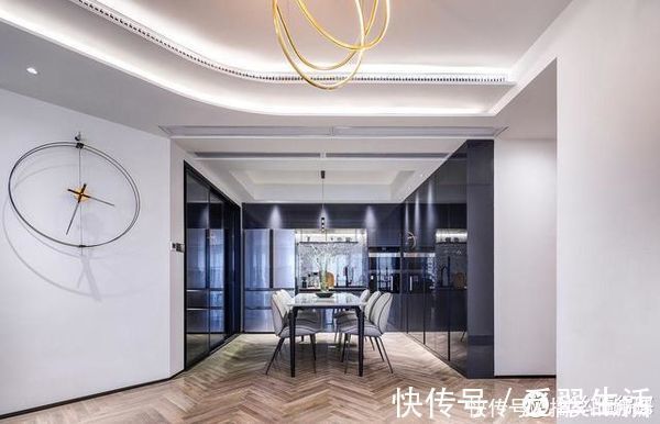 电视墙|看了他130㎡的家,才明白什么叫颜值超高、收纳满分,全屋质感十足