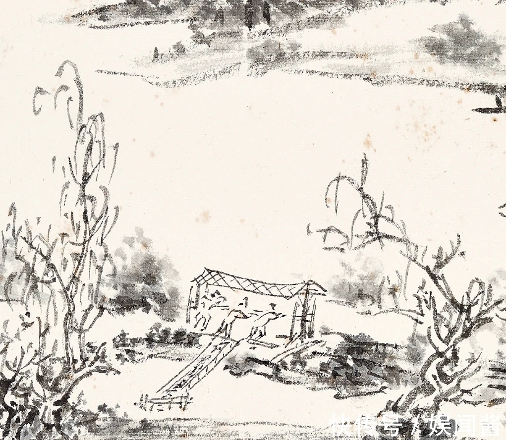 山水!黄宾虹八十岁画的一本山水画册,堪为现代卧游写生的教科书