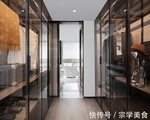 衣帽间|难怪这么多人喜欢横厅设计,看了他的165㎡大平层,我被迷住了