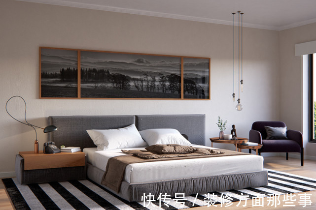 卧室床|95平米现代二居室,美观大气,让人争相模仿