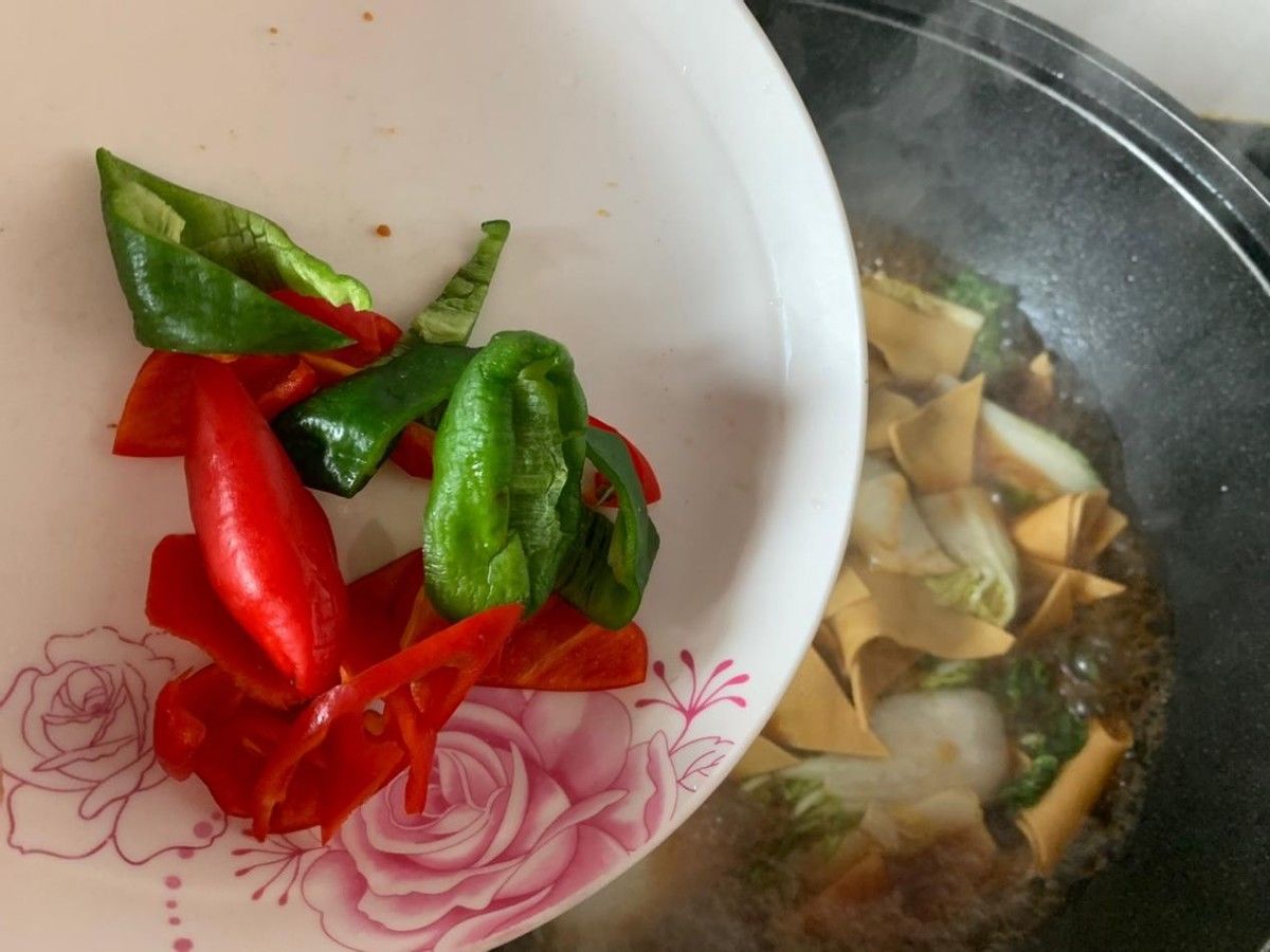 解馋|干豆腐白菜汤，制作简单，解馋下饭
