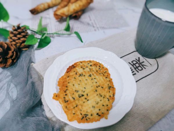 黑芝麻|无添加香脆蛋卷饼