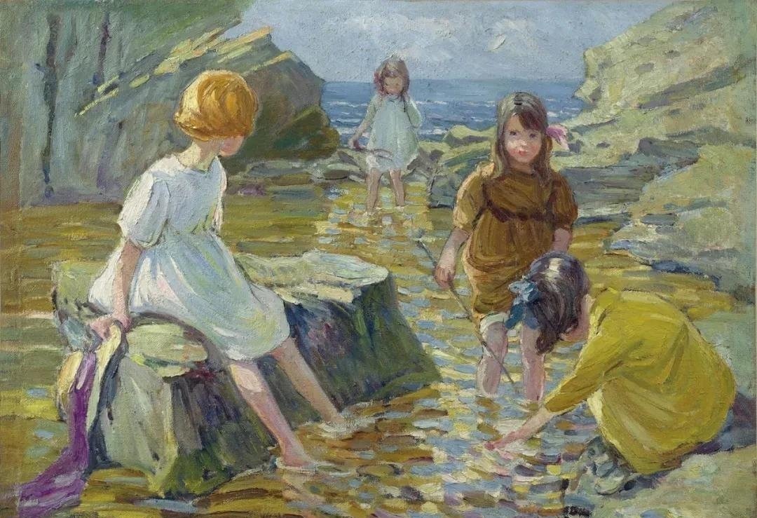 多萝西娅#20世纪英国最伟大的女画家之一多萝西娅·夏普油画作品欣赏