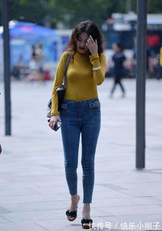 下装 有点微胖的打底裤美女,版型风格精致轻柔,非常实用