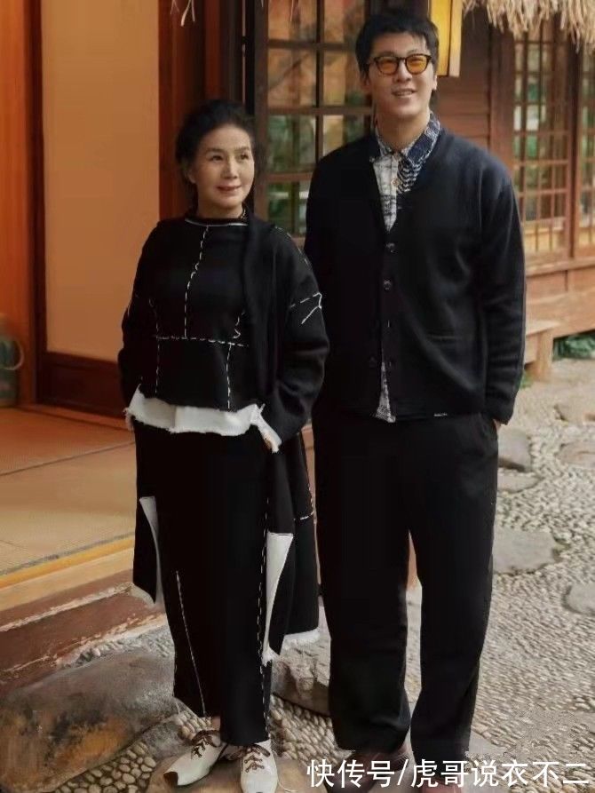 乐福鞋|冬季穿“呢大衣”更优雅，瞧这位60+素人奶奶，每套造型都显气质