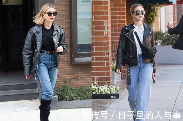高跟鞋 机车夹克不仅可盐，还能穿出女人味，5种搭配思路让你美出高度！