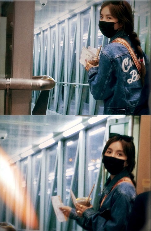 女明星安崎真会穿!一身牛仔套装搭配短发个性洋气,简洁又利落