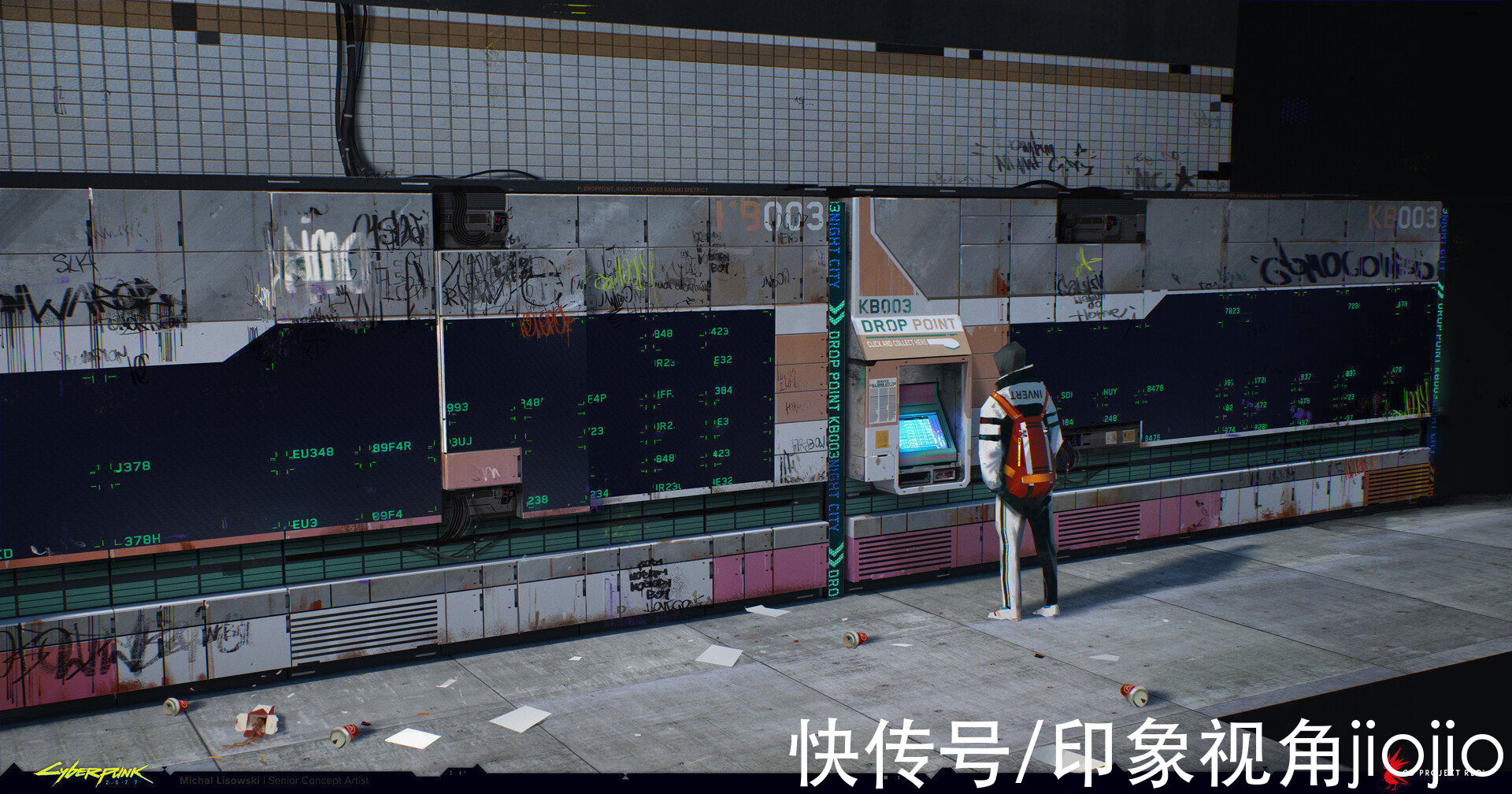 jiojio$粗犷笔触的CG插画艺术，每一幅画都很有故事感，色感超强