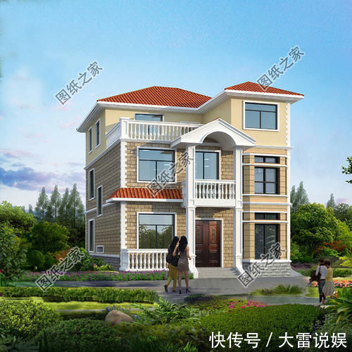 户型图|农村小户型自建房设计图，第3套进深8米，造价十万左右
