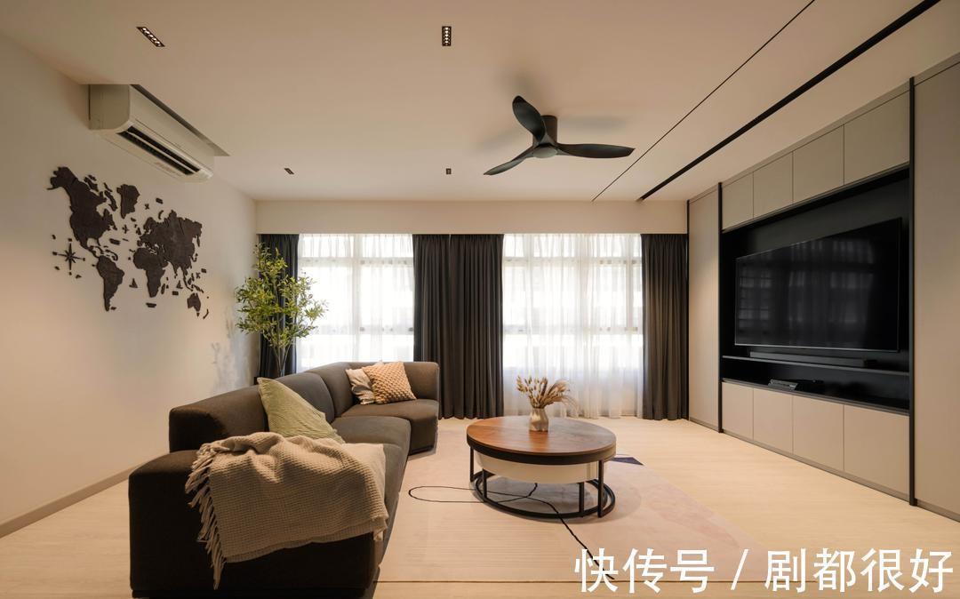 放电视|看完112㎡,我也接受不了“穷装”,钱花在点子上,一次到位更香