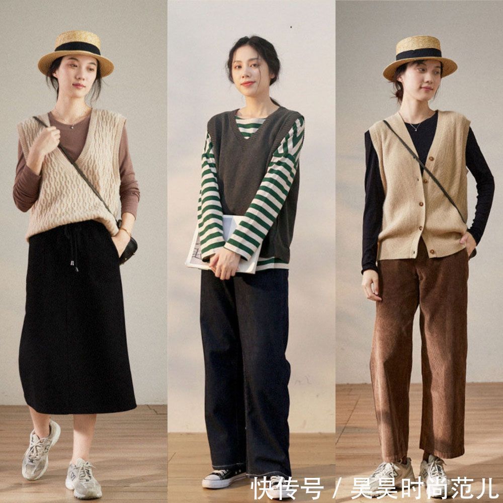 套头 入秋之后天气转凉,24套秋日慵懒风穿搭示范,出门照着穿准没错