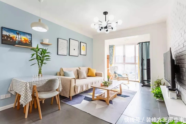 餐厅|66平现代风高端大气,客厅设计充满了情趣