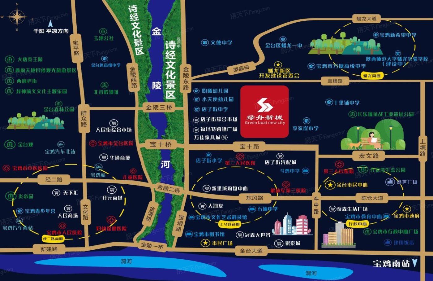 金台区|盘点10月宝鸡金台区爆款楼盘!原来红盘真有这么好!难怪都抢着买