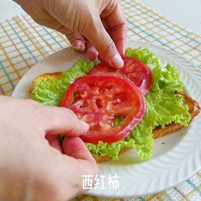 鸡蛋液|蟹柳滑蛋三明治