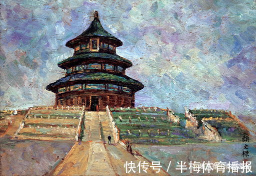 少年时代$中国早期油画家:颜文樑油画作品欣赏