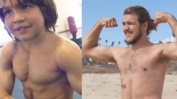 男孩|他8岁时是公认“世界上最强壮男孩”,长大后,网友大开眼界