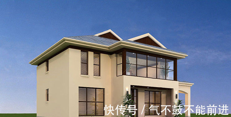 风格|141×11米带车库别墅,现代风格设计,农村建房新潮流