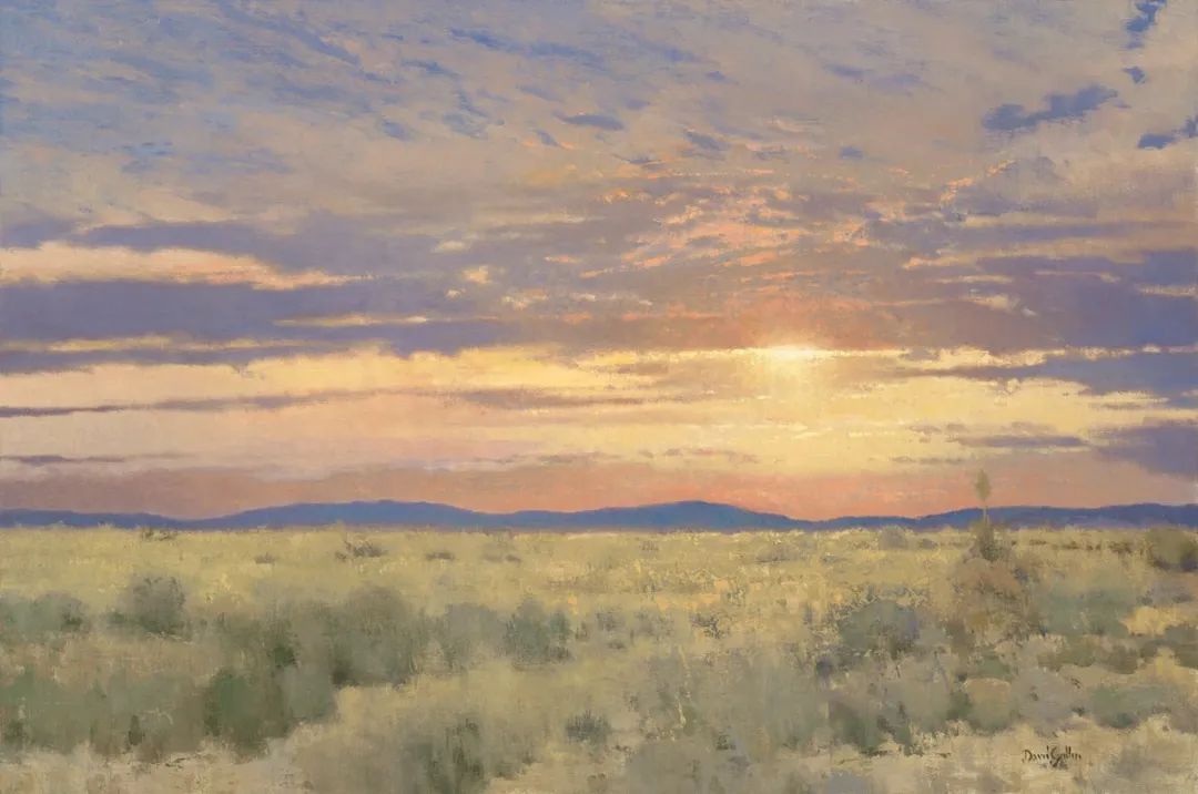德克萨斯州#大卫·格里芬的风景油画高清图,放大看,更迷人