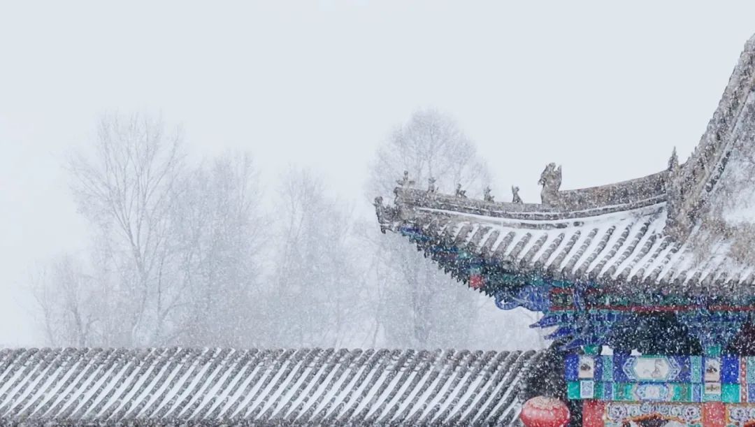 静谧|大美临洮：明园落雪，静谧深沉中国风！