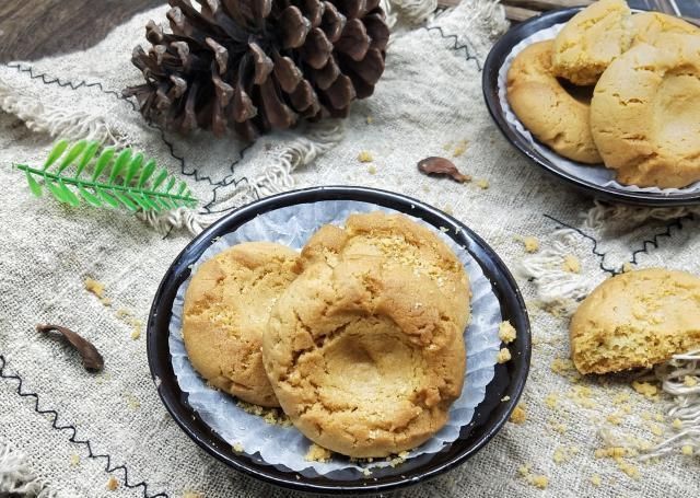 酥得掉渣的老式桃酥饼,原来是用它做的,香脆不油,家人最喜爱
