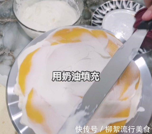 芒果|水果蛋糕,甜而不腻,好吃极了!