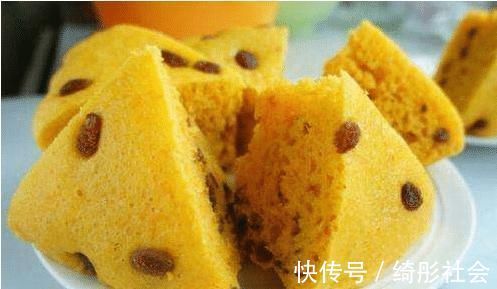 电饭锅做发糕，不用1滴水，蓬松暄软做法简单，闺女就爱当早餐吃