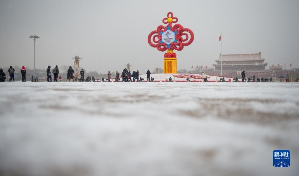 新华社记者|京城大寒时节雪花飘