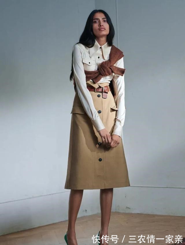 时髦 衬衫+半裙,轻轻松松的时髦!衬衫+半裙,轻轻松松的时髦!