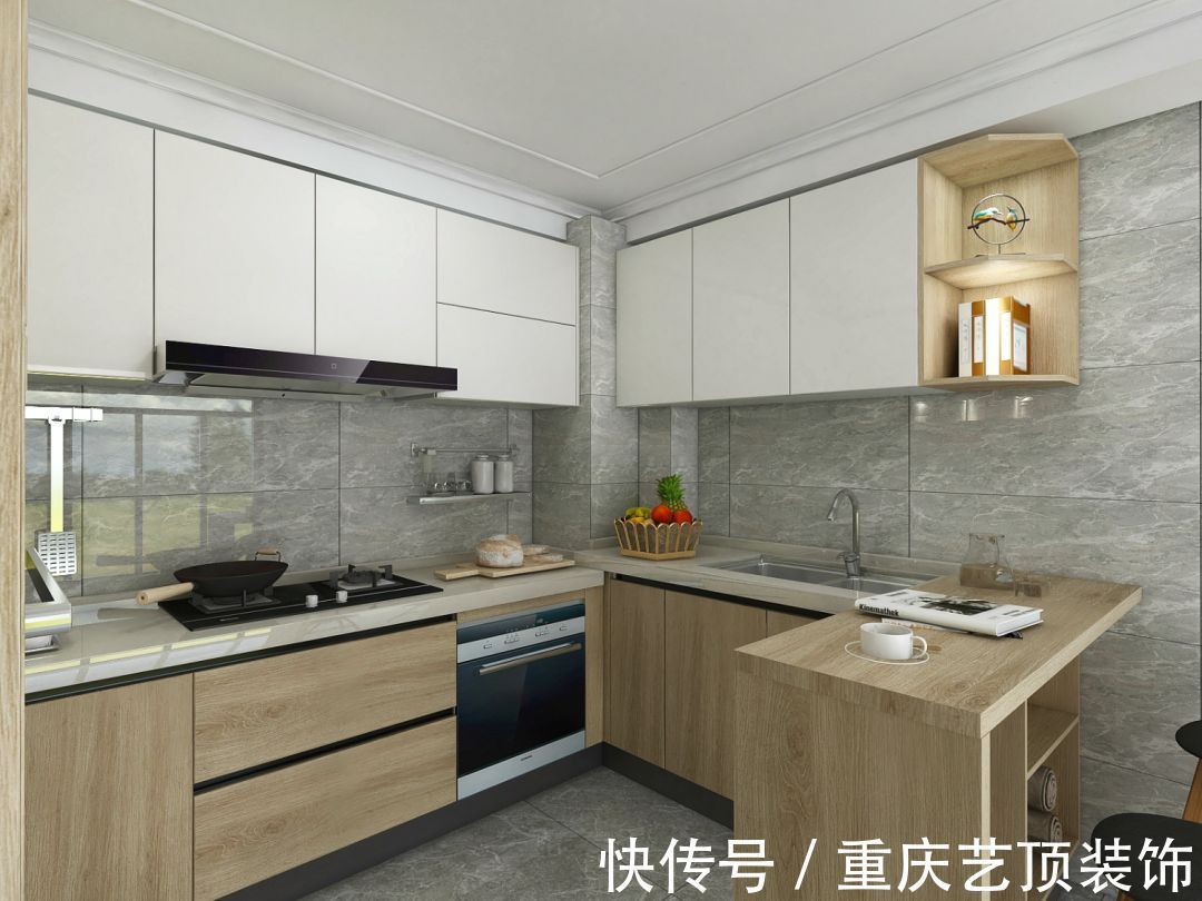 吊柜|厨房太杂乱,做好这几处设计,厨房台面更整洁