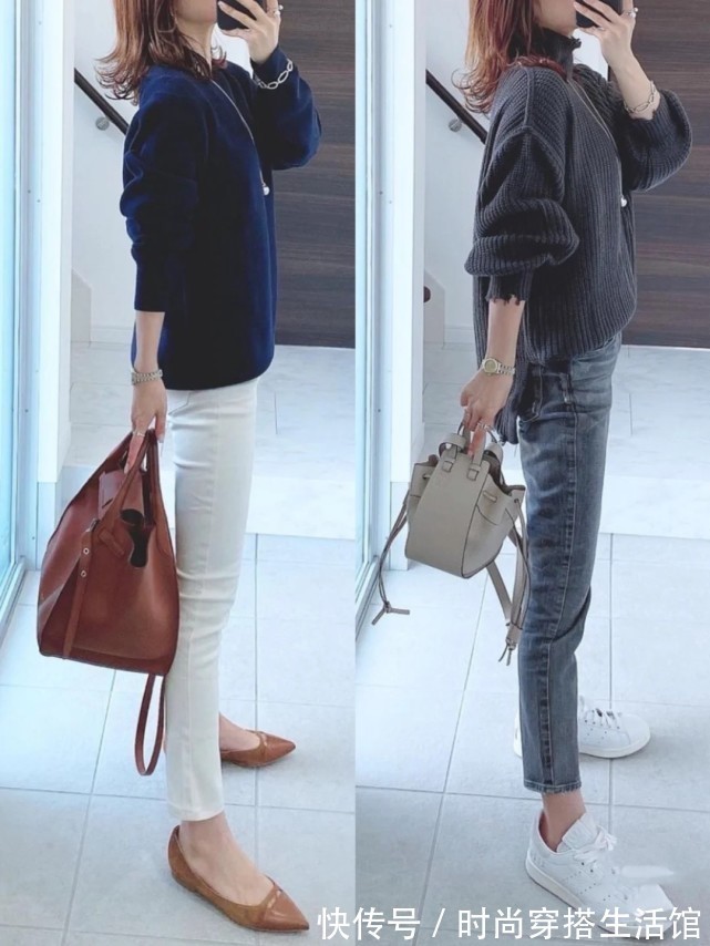 “毛衣+裤子”怎么穿才好看?掌握这3个搭配技巧,减龄好看显气质