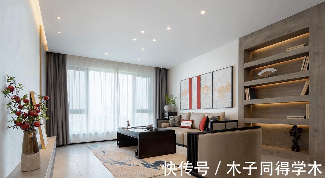 中式|140㎡典雅新中式风,饱含文化底蕴,让新家充满了归属感!