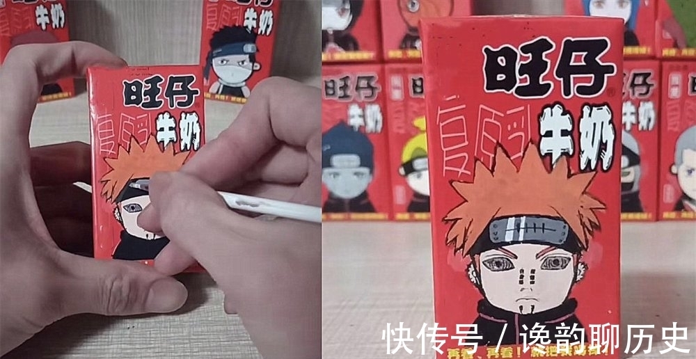路飞|美术生对“旺仔”下手了,忍了自来也,忍了路飞,却被它萌到了!