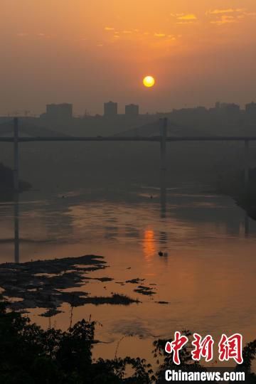 雾都|“雾都”重庆迎美丽夕阳