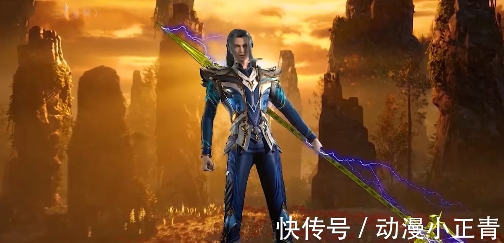 唐三|斗罗大陆:唐三的黄金三叉戟曝光,配合蓝绿色魂环绝了,颠覆认知