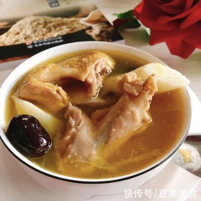 三七粉|#少盐饮食 轻松生活#山药炖鸡
