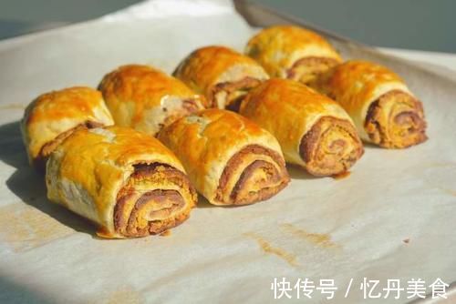做蛋黄酥不用和面做油酥的懒人方法,一张手抓饼搞定,做法也简单