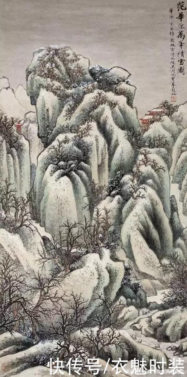 山水画|张大千曾经高度完美，傅雷却对他的山水持贬低之态，究竟为何