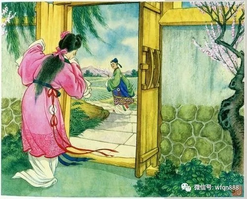 桃花依旧笑春风&书生对少女一见钟情,写下一首千古名诗,还因此抱得美人归
