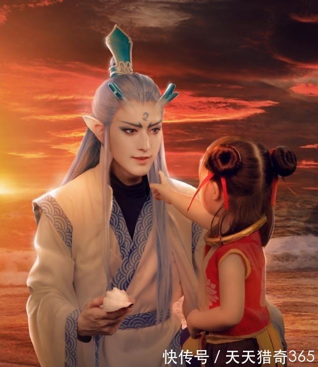 敖丙|哪吒之魔童降世小白cos的敖丙,真的超级还原,仙气十足