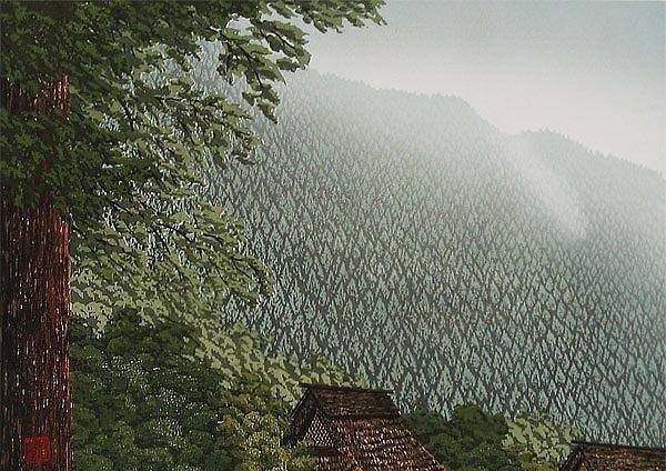 中国唐朝的斑斓山色水月之美