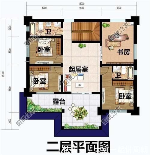 别墅|5款小户型二层楼房，简欧风格，农村建房非他莫属