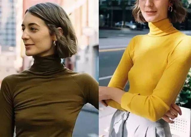 教给|脖子短不能穿高领7种不同搭法教给你,内搭有它就够了