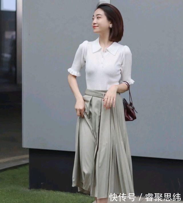 高腰裤|极简穿搭就是不一样，搭配起来毫不费力，精致温柔又有魅力