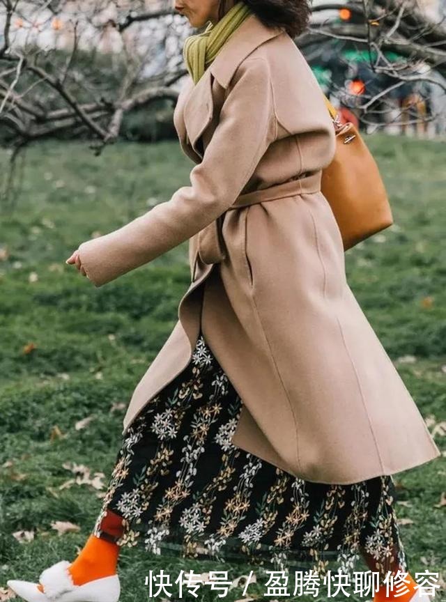 互搭|大衣+裙子=冬天最优雅的女神装