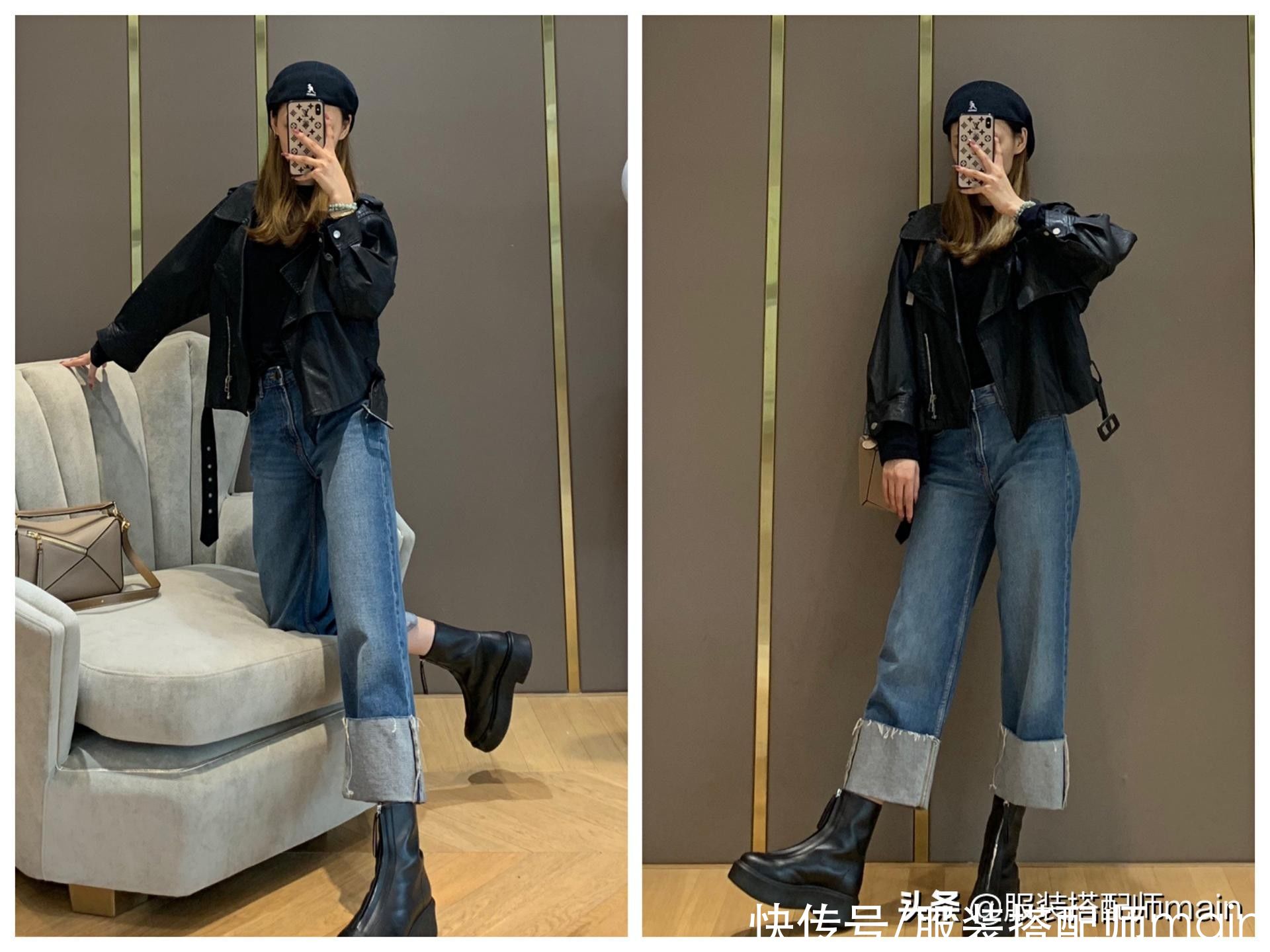 穿皮衣时，里面穿什么？5招“穿搭思路”，轻松玩转多种风格